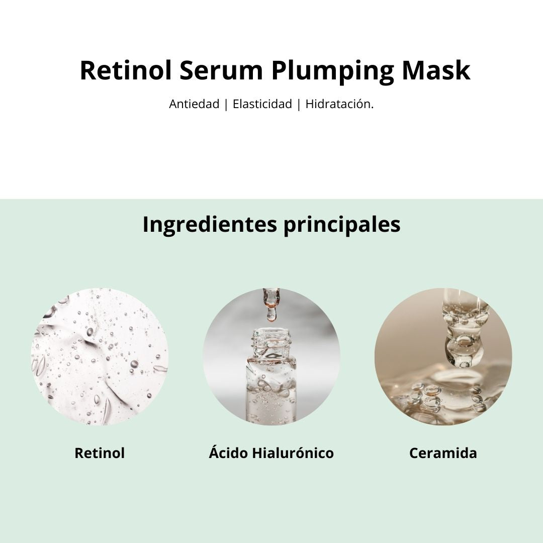 ✨ OOTD Retinol Serum Plumping Mask