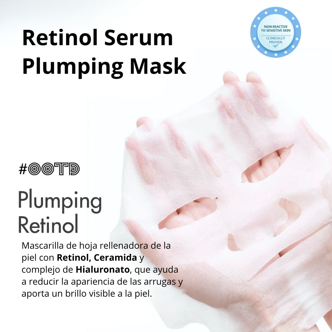 ✨ OOTD Retinol Serum Plumping Mask