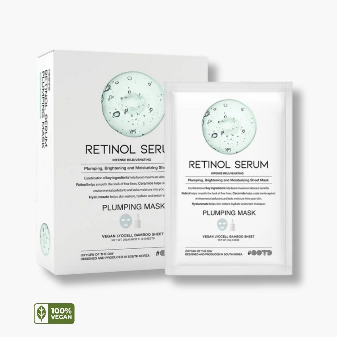 ✨ OOTD Retinol Serum Plumping Mask